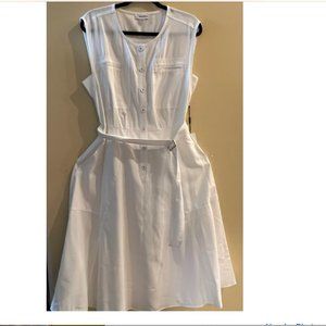 CALVIN KLIEN WHITE DRESS